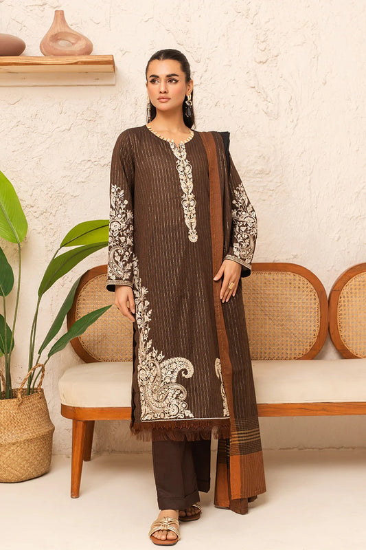 Rizil by Johra Embroidered Fancy Lawn Unstitched 3Pcs