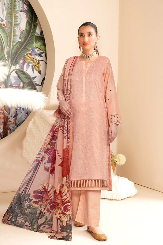 Rabail by Johra Chikankari Lawn Unstitched 3Pcs