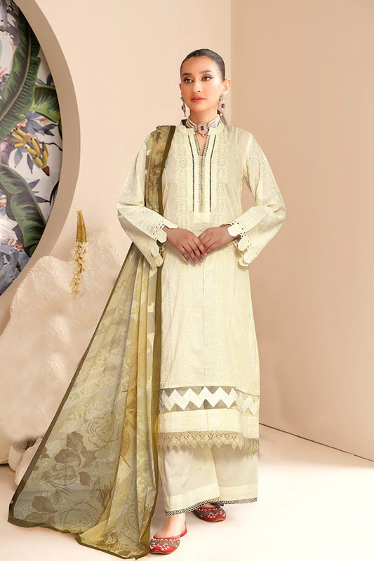 Rabail by Johra Chikankari Lawn Unstitched 3Pcs