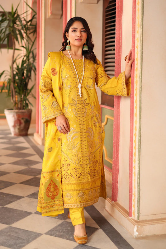 Zirwa by Johra Embroidered Lawn Unstitched 3Pcs