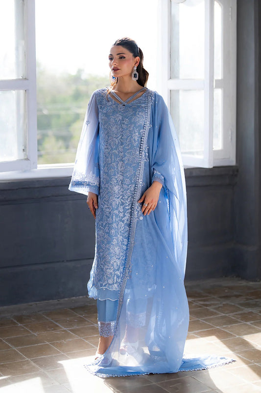 Azure Ensembles Festive Chiffon Unstitched 3Pcs