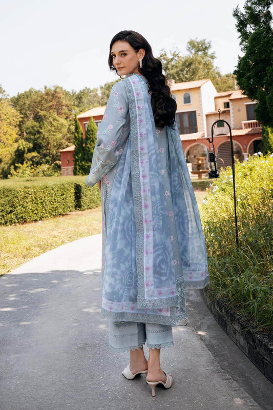 AFROZEH Damask The Holiday Edit'25 Embroidered Lawn 3pcs - Jotey