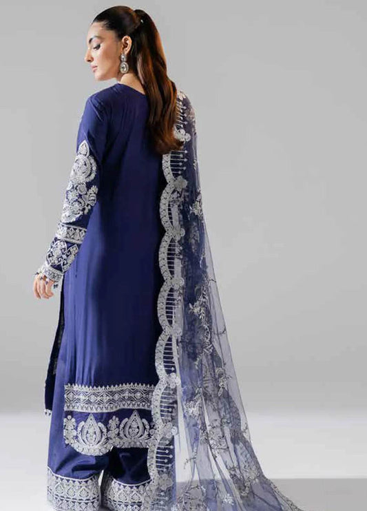 Zarez By Freesia Luxury Embroidered Unstitched 3pcs - Jotey