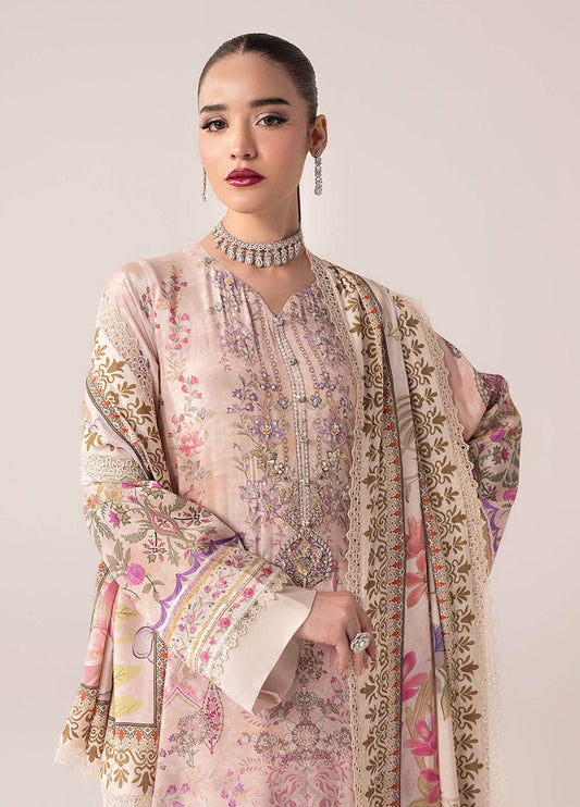 SUAY Eid Formals Unstitched Silk 3pcs - Jotey