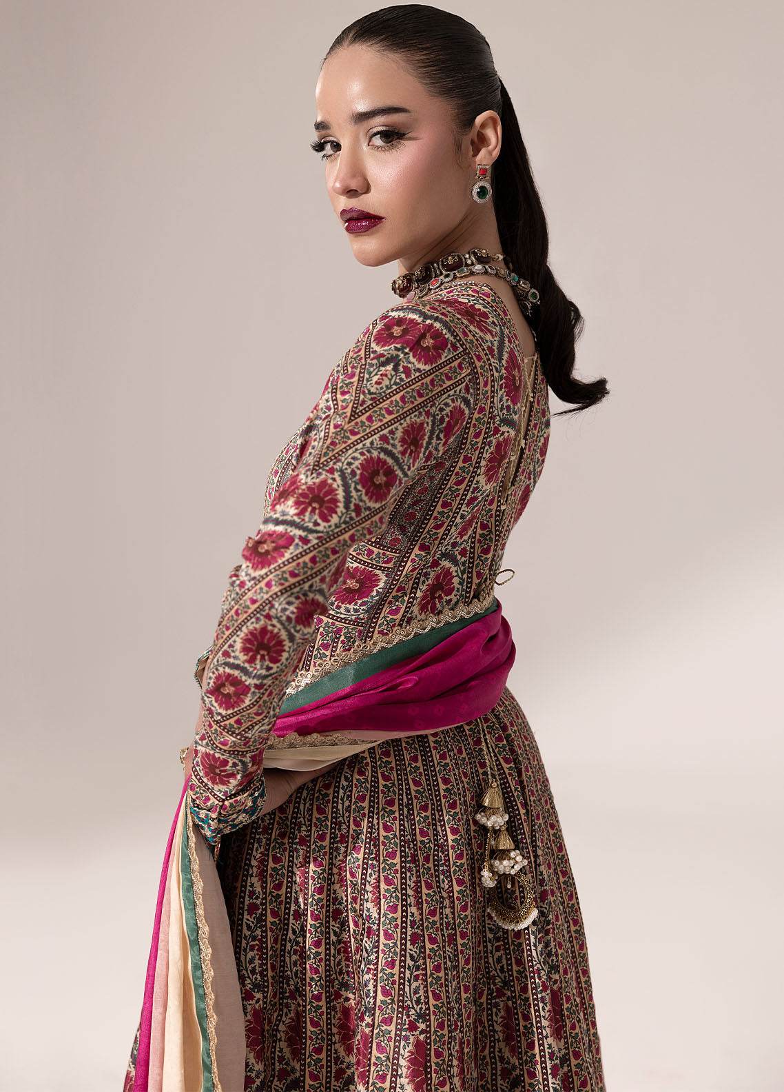 SUAY Eid Formals Unstitched Silk 3pcs - Jotey