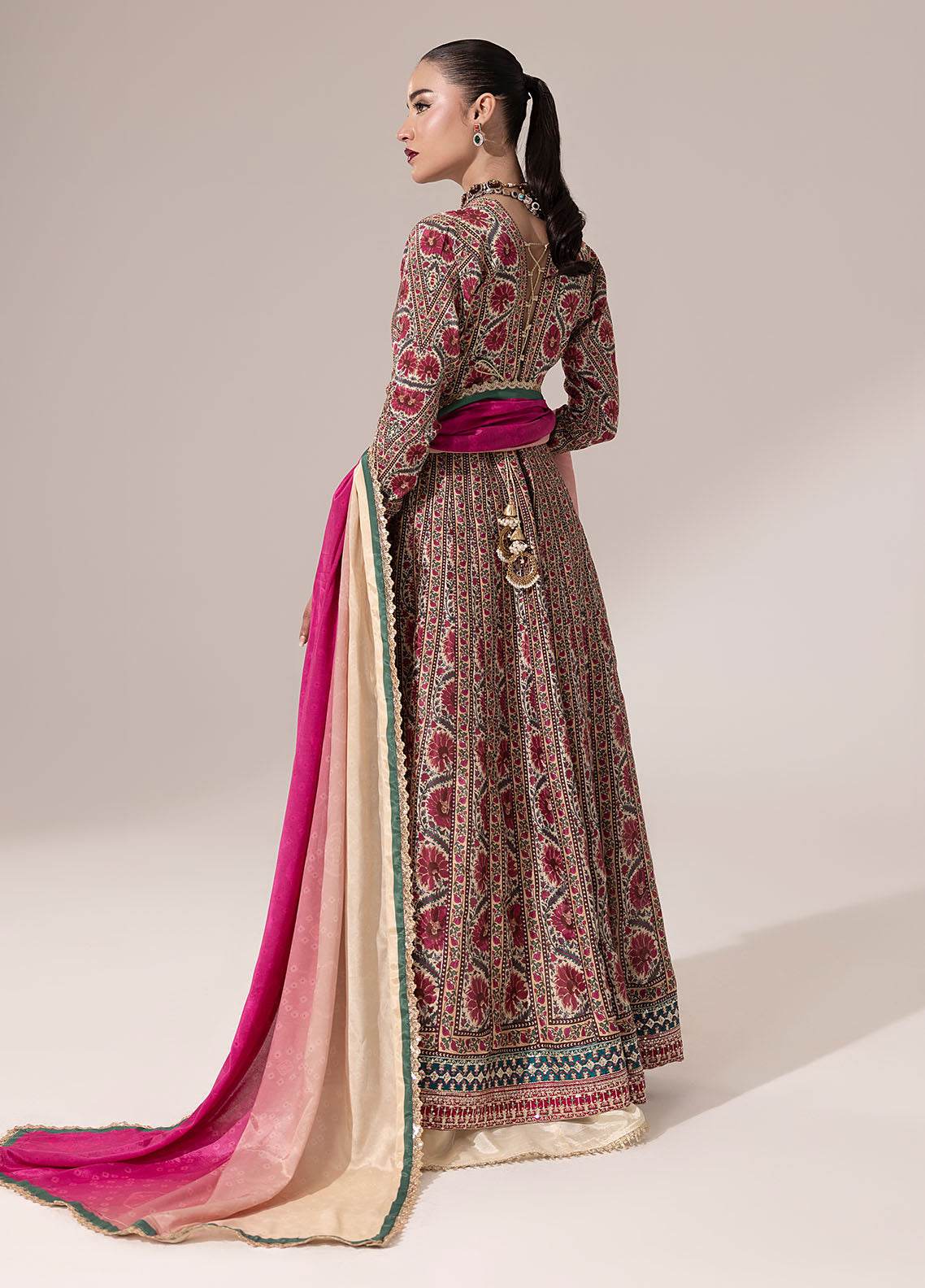 SUAY Eid Formals Unstitched Silk 3pcs - Jotey