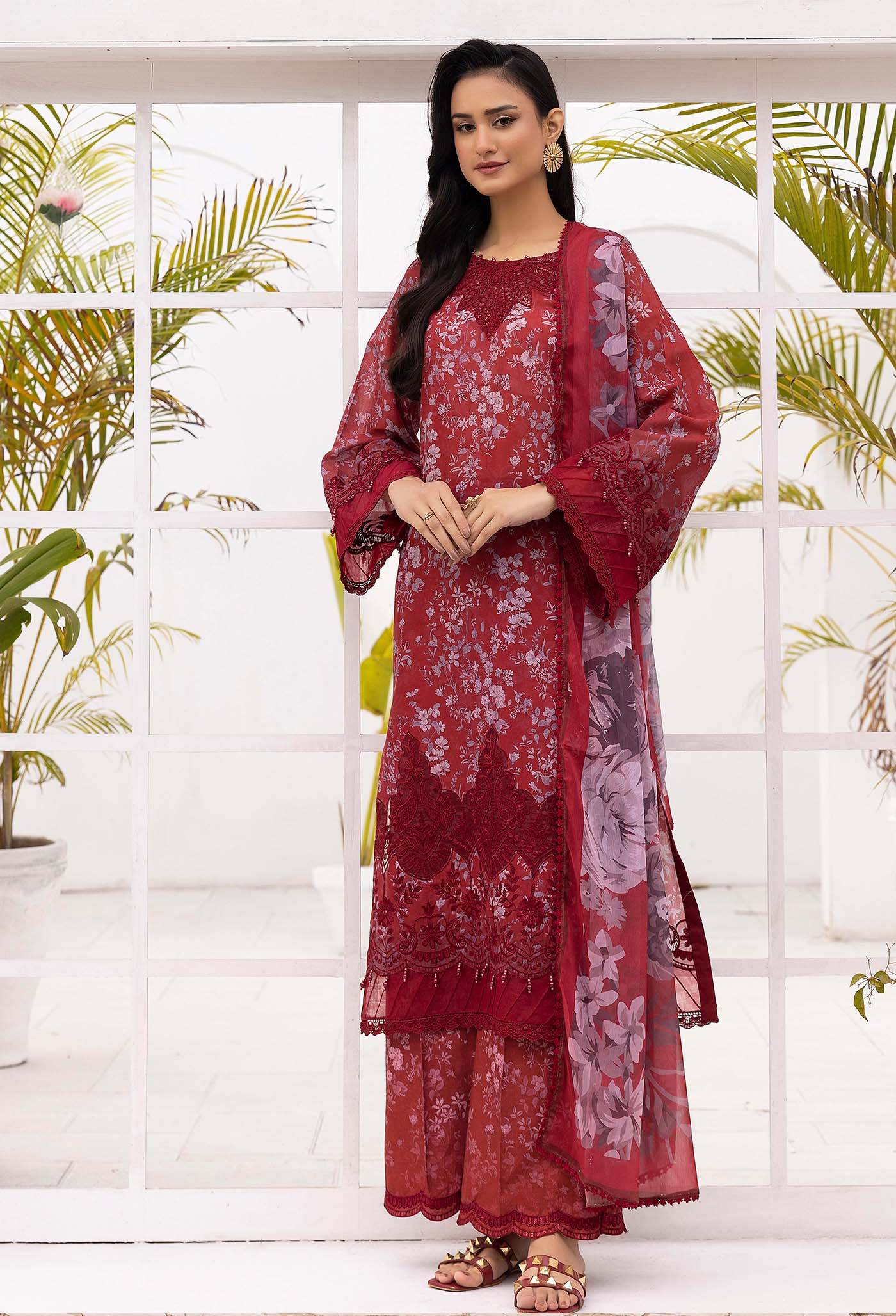 Solana By Adans Libas Printed Lawn Unstitched 3 Piece - Jotey
