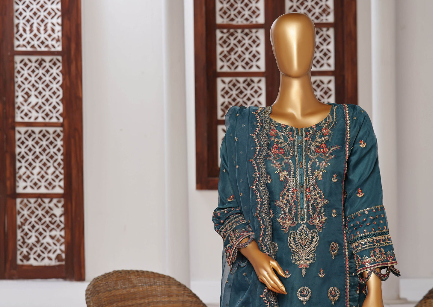 Sadabahar Mahpara Vol 8 Festive Formal Stitched 3pcs - Jotey