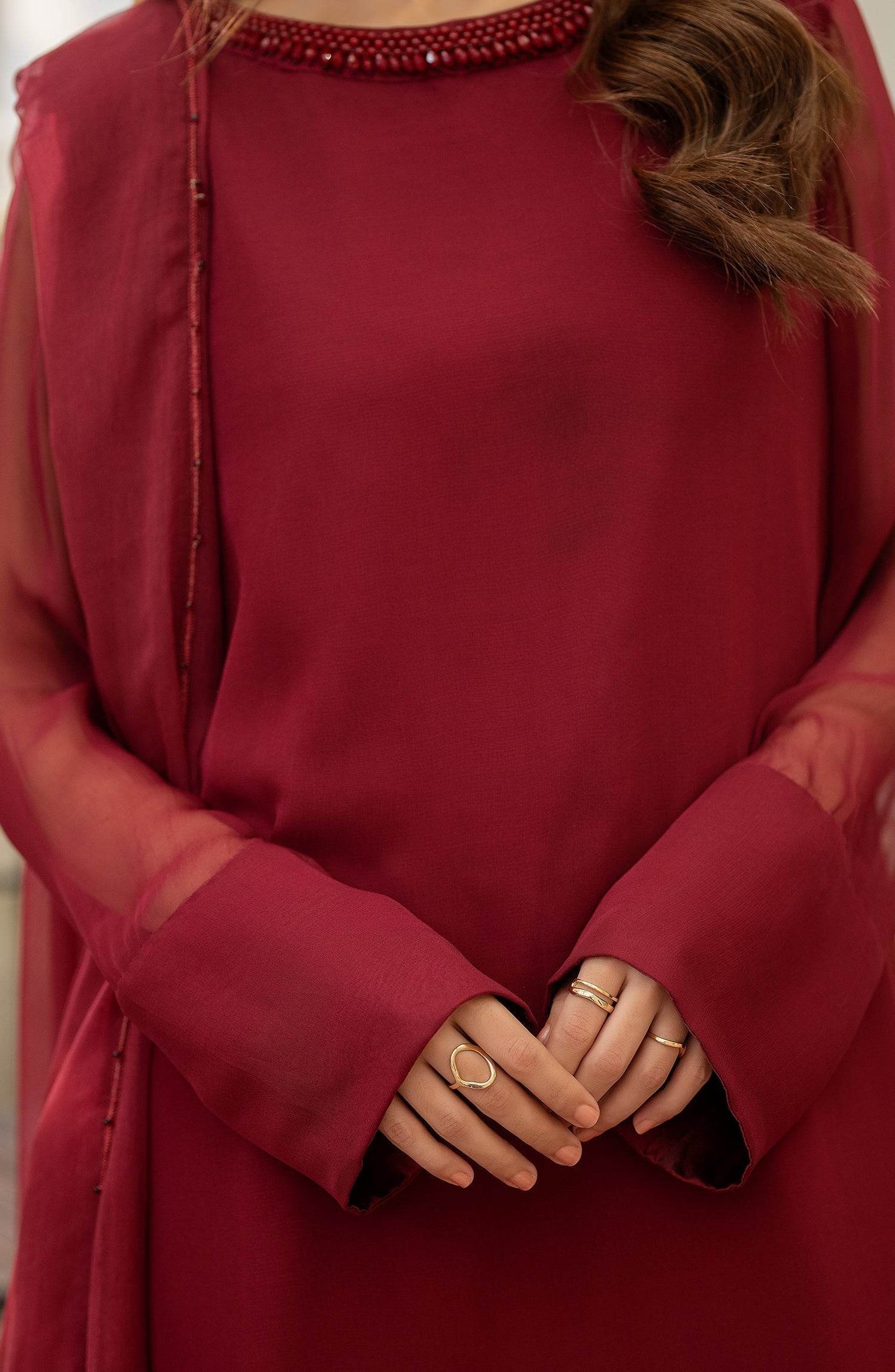 Zevk Babes Hand Embellished Stitched 3pcs - Jotey