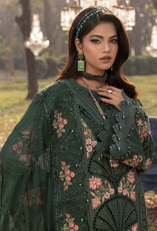 Adans Libas Bazm-E-Bahar Embroidered Lawn Unstitched 3 Piece - Jotey