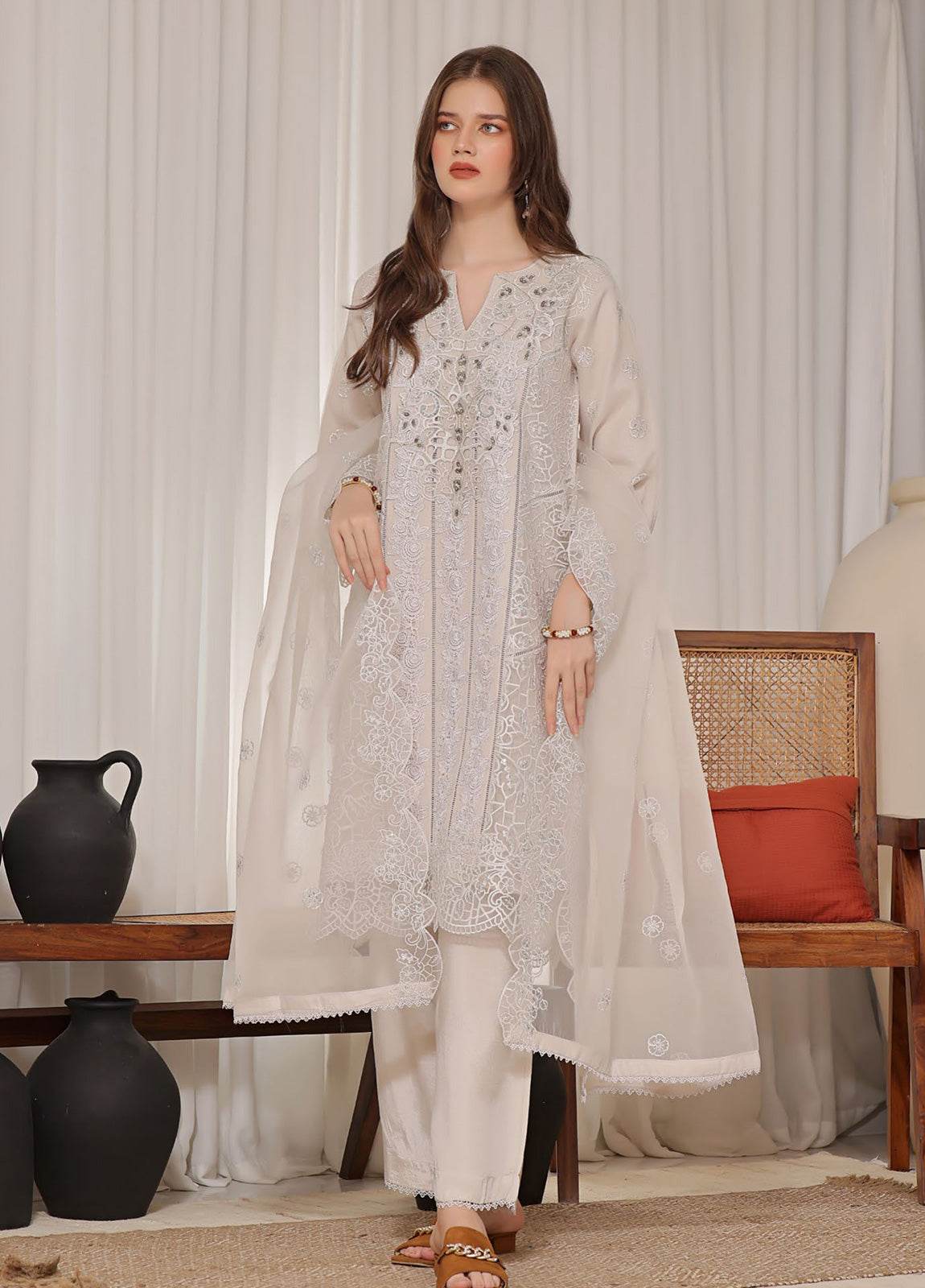 GUZEL DHAAGA FORMAL FESTIVE Stitched 3pcs - Jotey