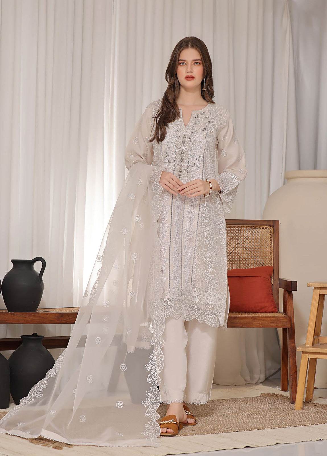 GUZEL DHAAGA FORMAL FESTIVE Stitched 3pcs - Jotey