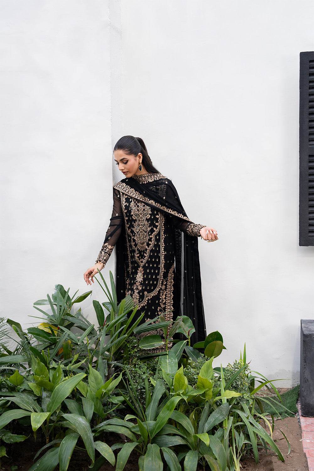 Tarz by Freesia Embroirdered Chiffon Unstitched 3 Piece - Jotey