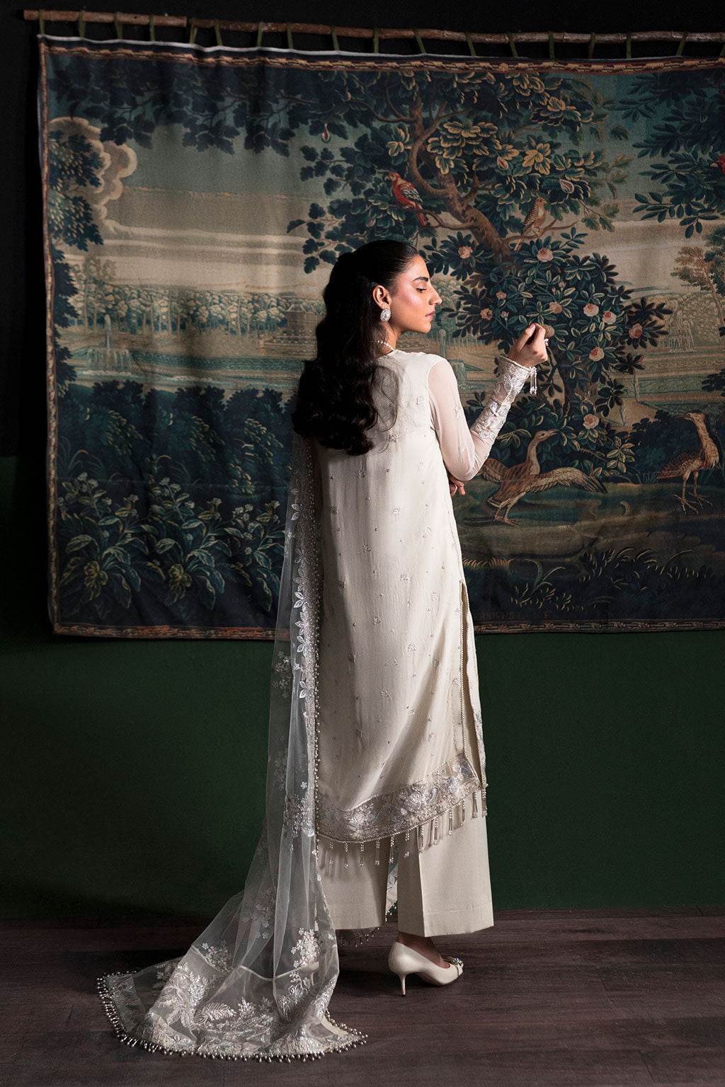 La Regina By Seraph Organza Unstitched 3pcs - Jotey