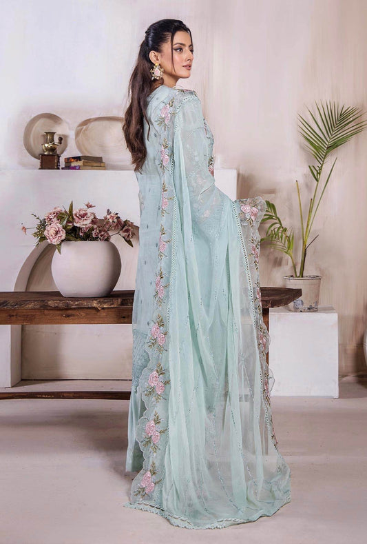 Riwayat By ZA Clothes Embroidered Stitched 3pcs - Jotey