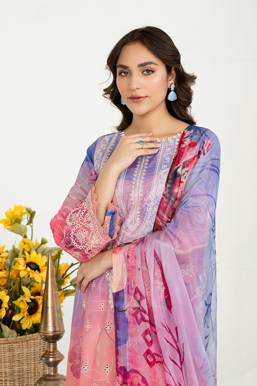 Sundas By Johra Embroidered Printed Lawn Unstitched 3Pcs