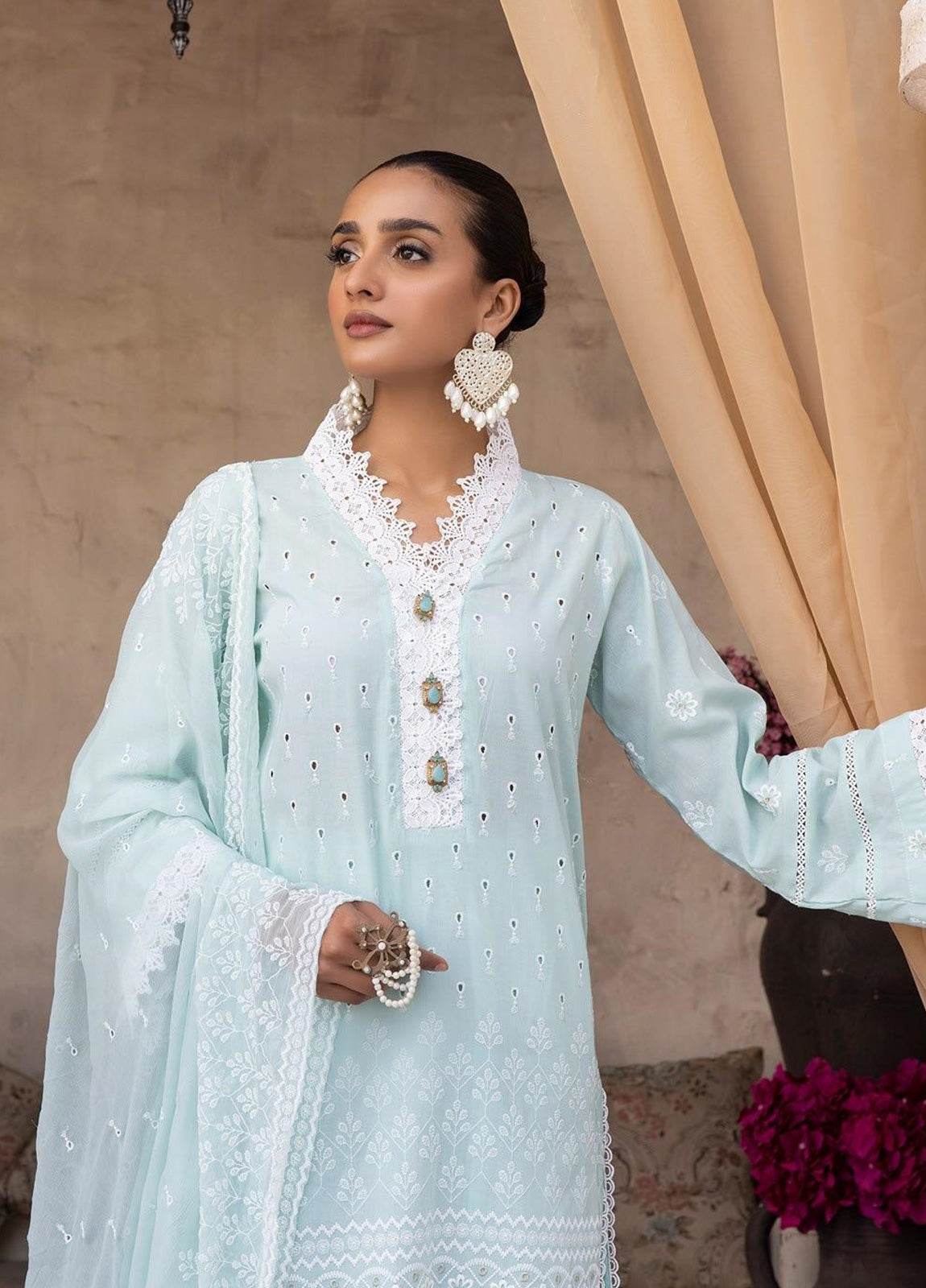 KHOOBSURAT Aventus Swiss Unstitched 3pcs - Jotey