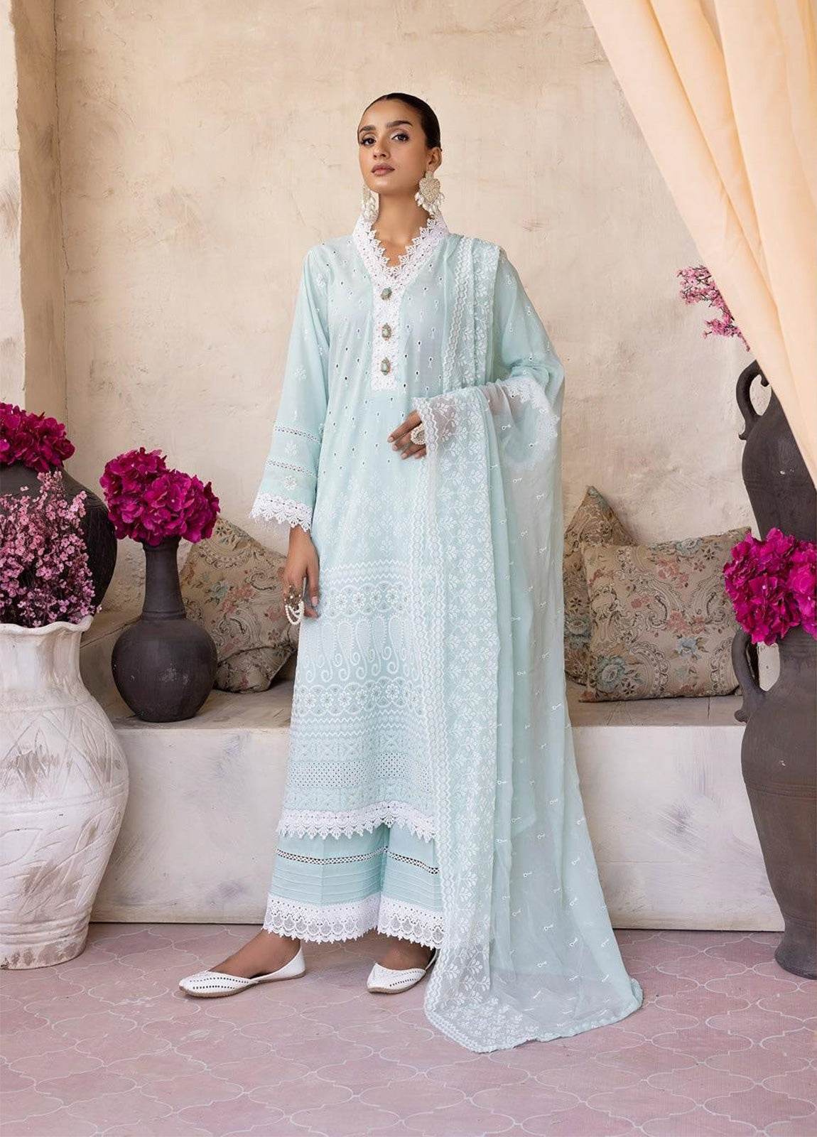 KHOOBSURAT Aventus Swiss Unstitched 3pcs - Jotey