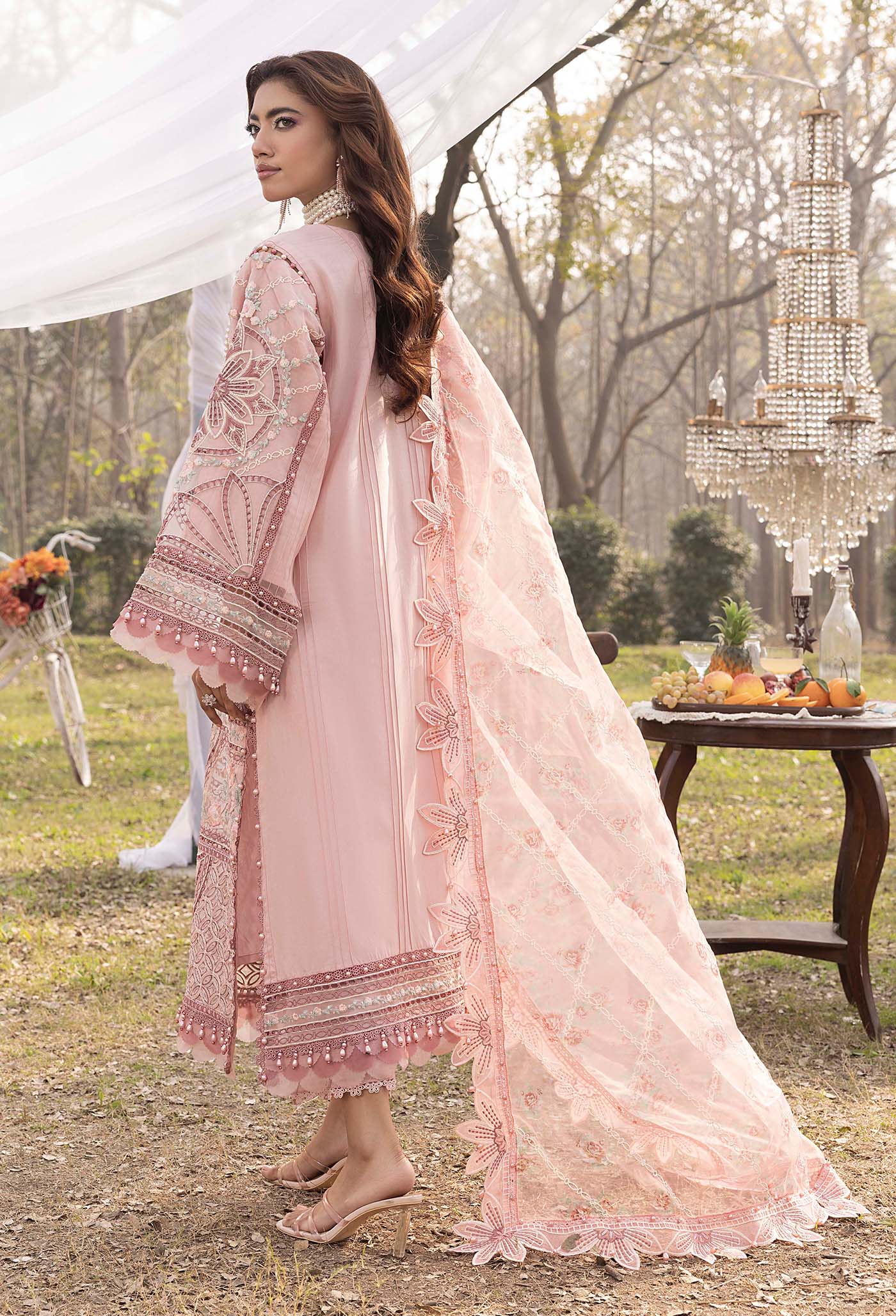 Adans Libas Bazm-E-Bahar Embroidered Lawn Unstitched 3 Piece