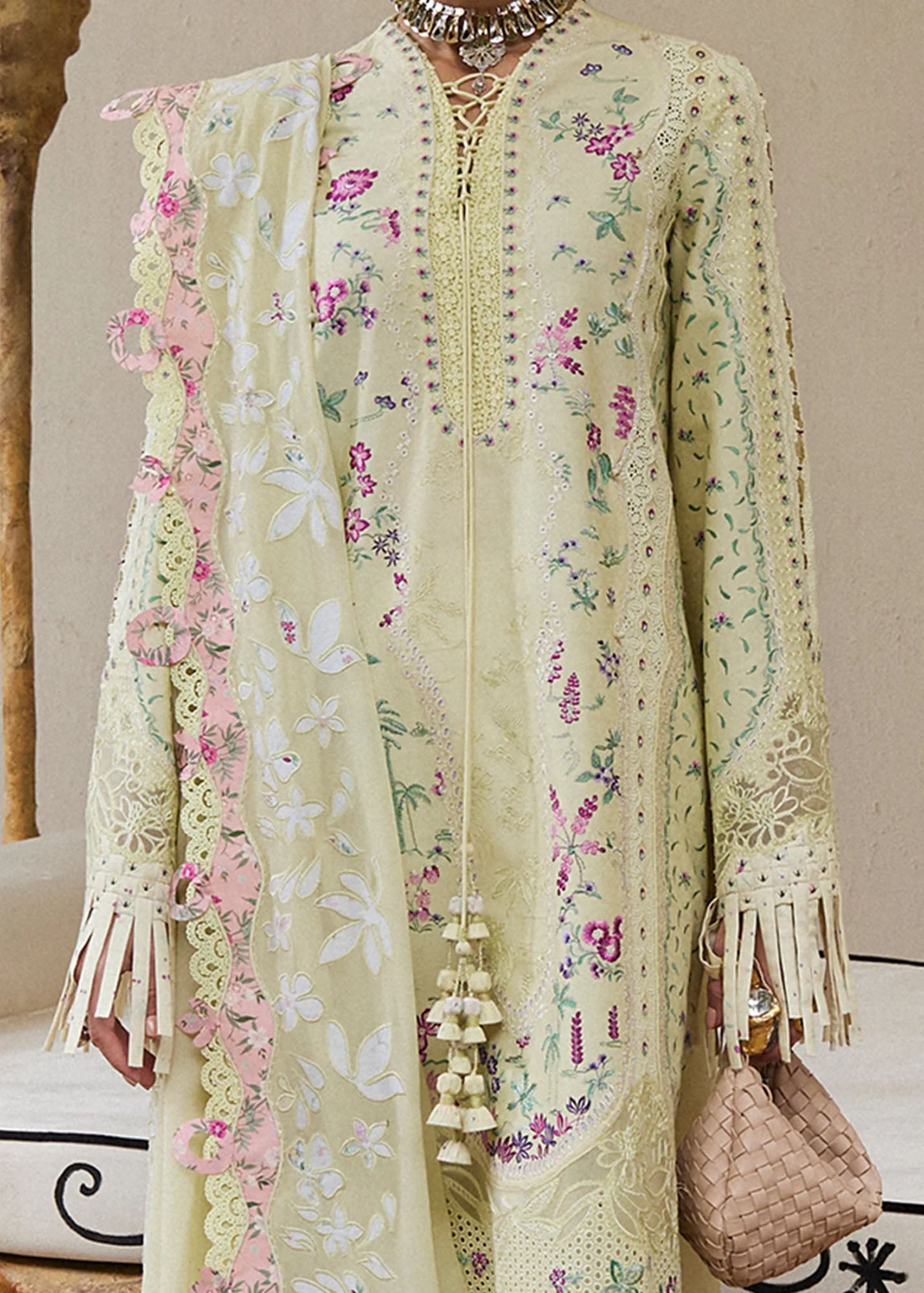 Lawn'25 Eid by Suffuse Embroidered Lawn Unstitched 3Pcs