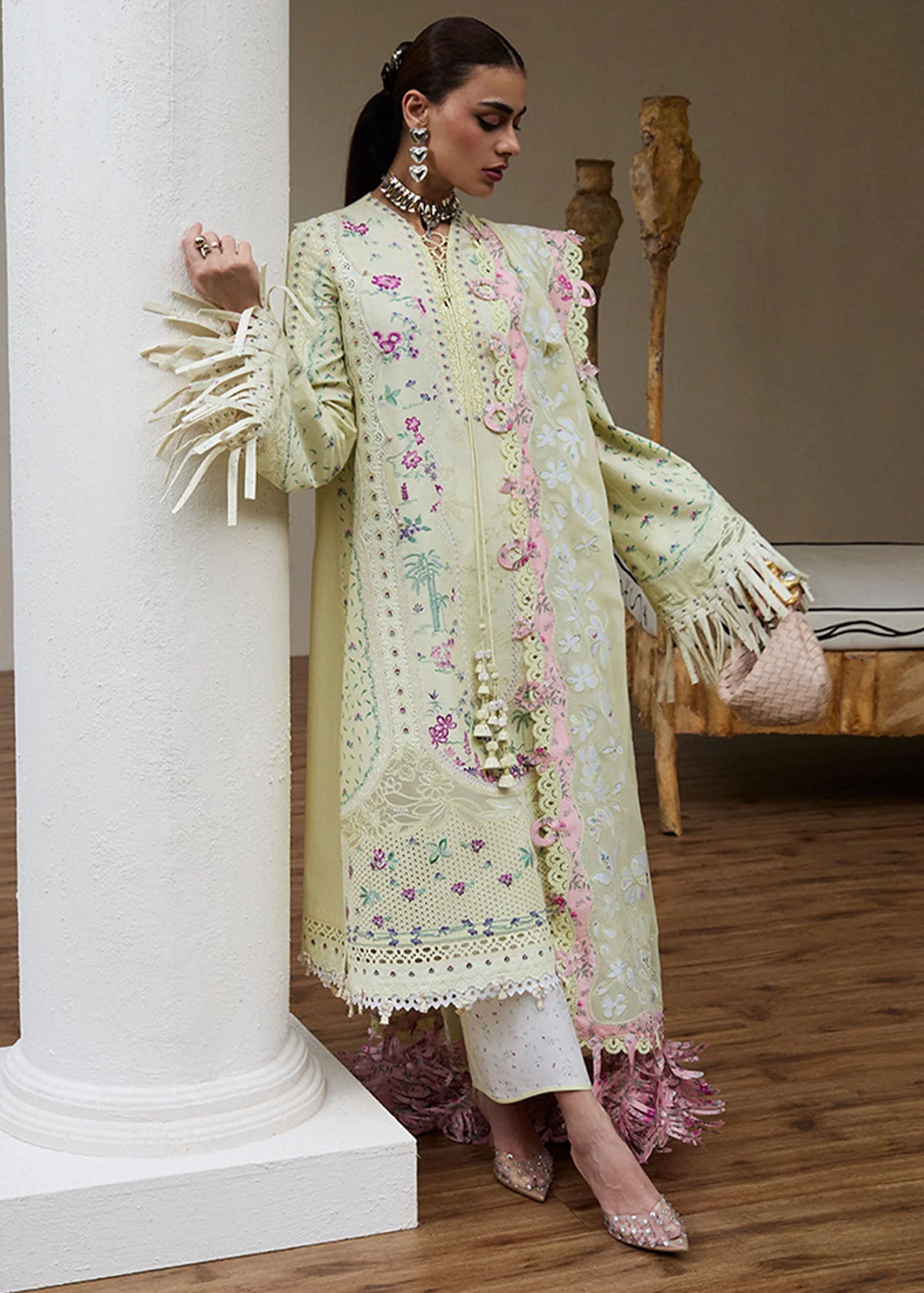 Lawn'25 Eid by Suffuse Embroidered Lawn Unstitched 3Pcs