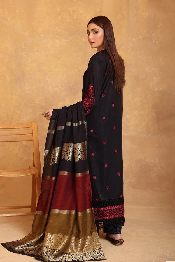 Adeeva by Johra Embroidered Jacquard Lawn Unstitched 3Pcs