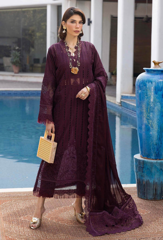 Adans Libas Summer's Dream Embroidered Lawn Unstitched 3 Piece - Jotey