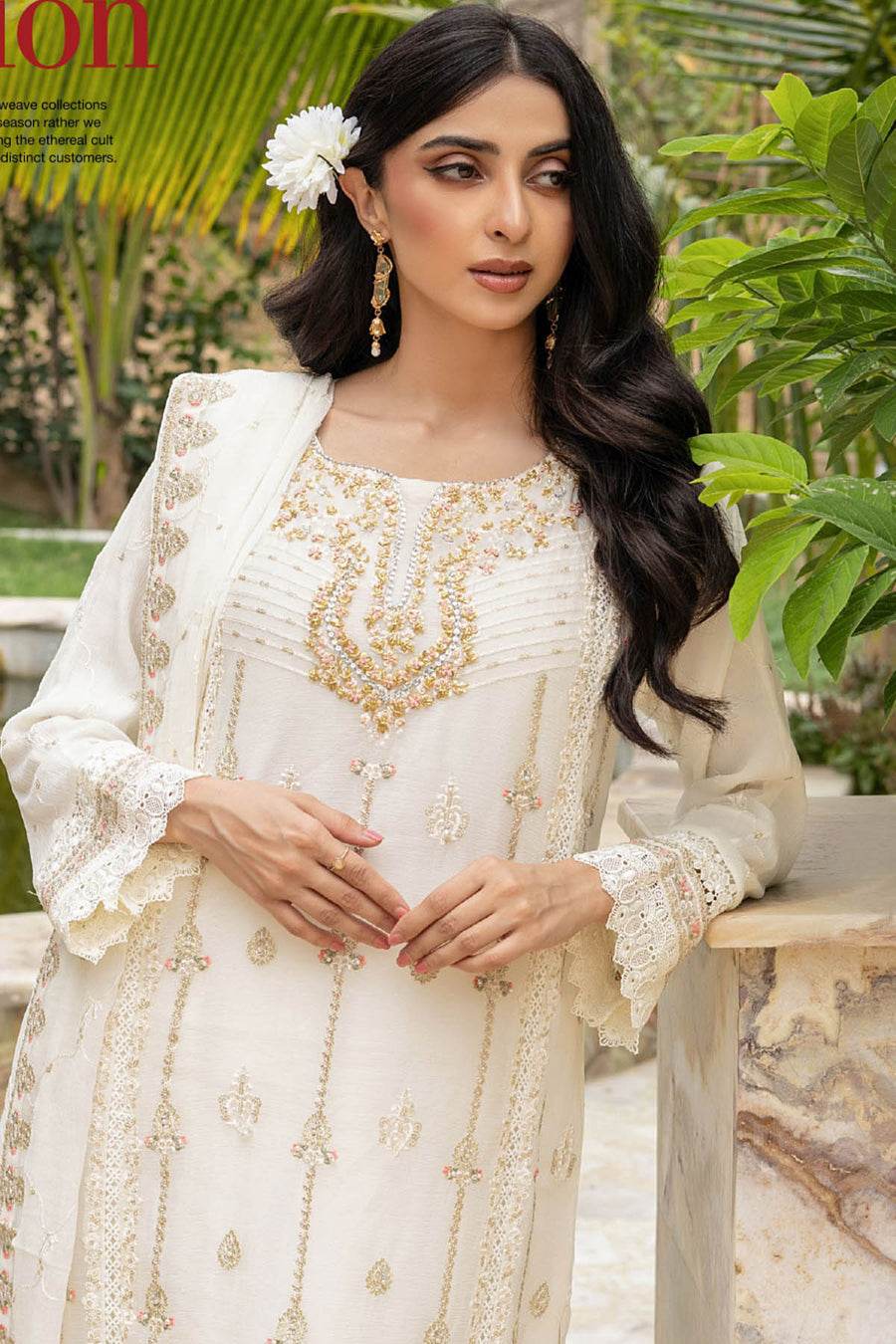 SOHA By Noori Stitched Chiffon Luxury 3pcs - Jotey