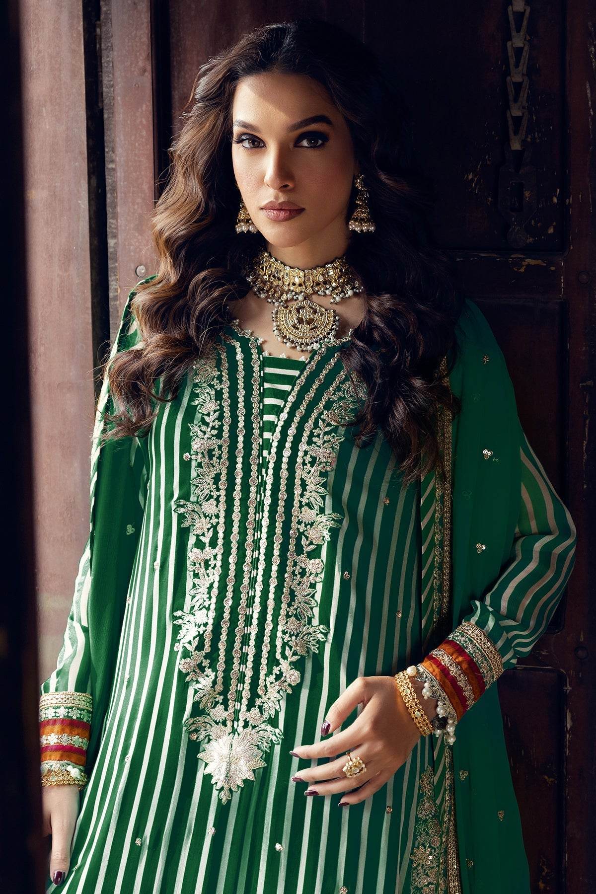 Vasal By Charizma Embroidered Luxury Chiffon Vol-03 Unstitched 3pcs - Jotey