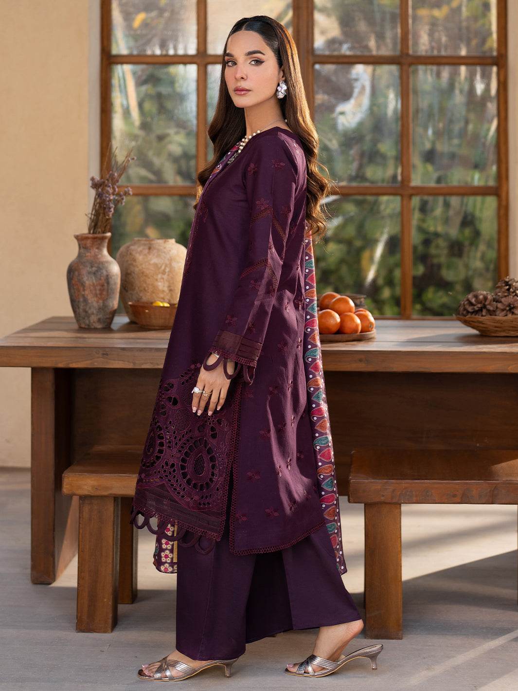 Stella By Mahnur Embroidered Lawn Unstitched 3pcs - Jotey