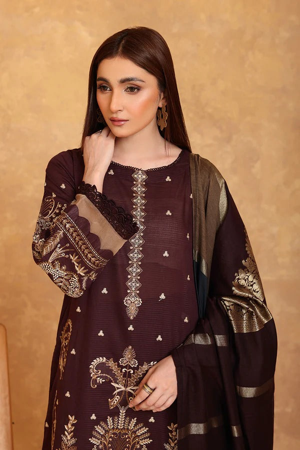 Adeeva by Johra Embroidered Jacquard Lawn Unstitched 3Pcs