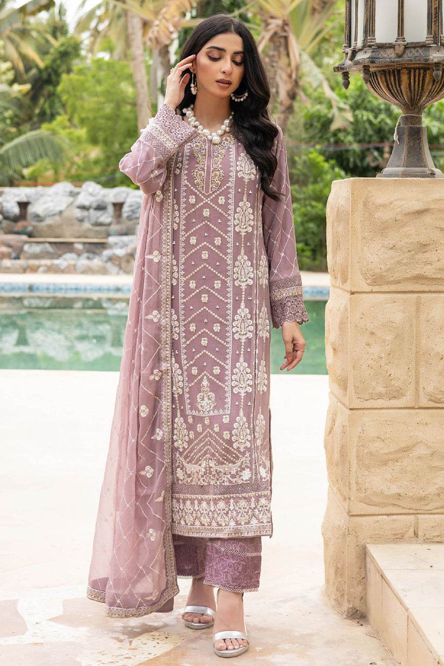 SOHA By Noori Stitched Chiffon Luxury 3pcs - Jotey