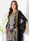 Zahikah By Bin Hameed Luxury Embroidered Chiffon Untitched 3pcs - Jotey