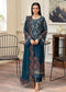 Tabassum By ZA Clothes Embroidered Chiffon Semi-Stitched 3pcs - Jotey