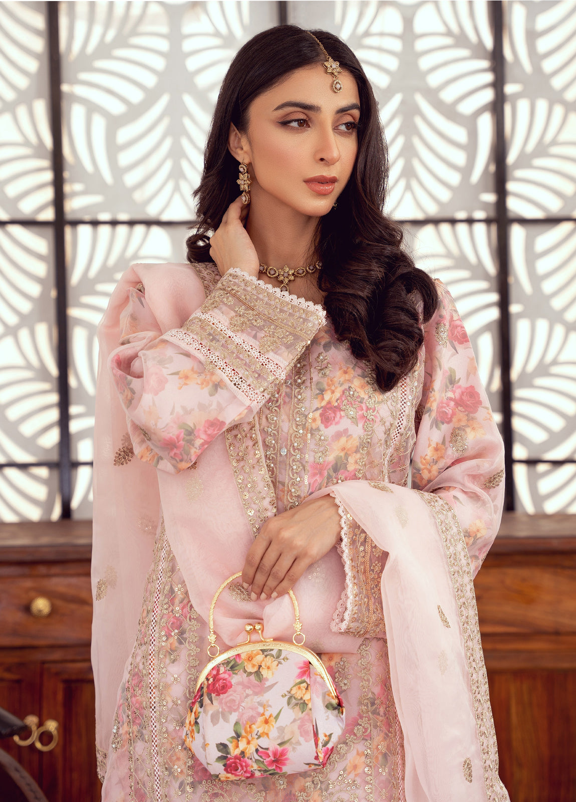 Seraphina Embroidered Luxury Organza Festive Formal Stitched 3pcs