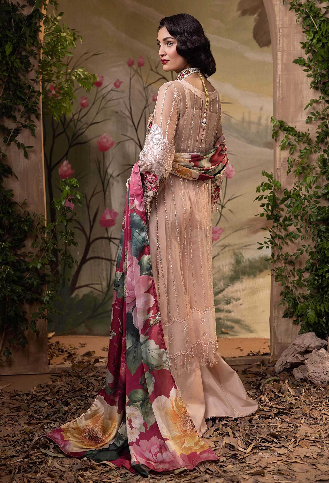 Adan's Libas Elysion Embroidered Festive Unstitched 3pcs - Jotey