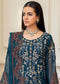 Tabassum By ZA Clothes Embroidered Chiffon Semi-Stitched 3pcs - Jotey