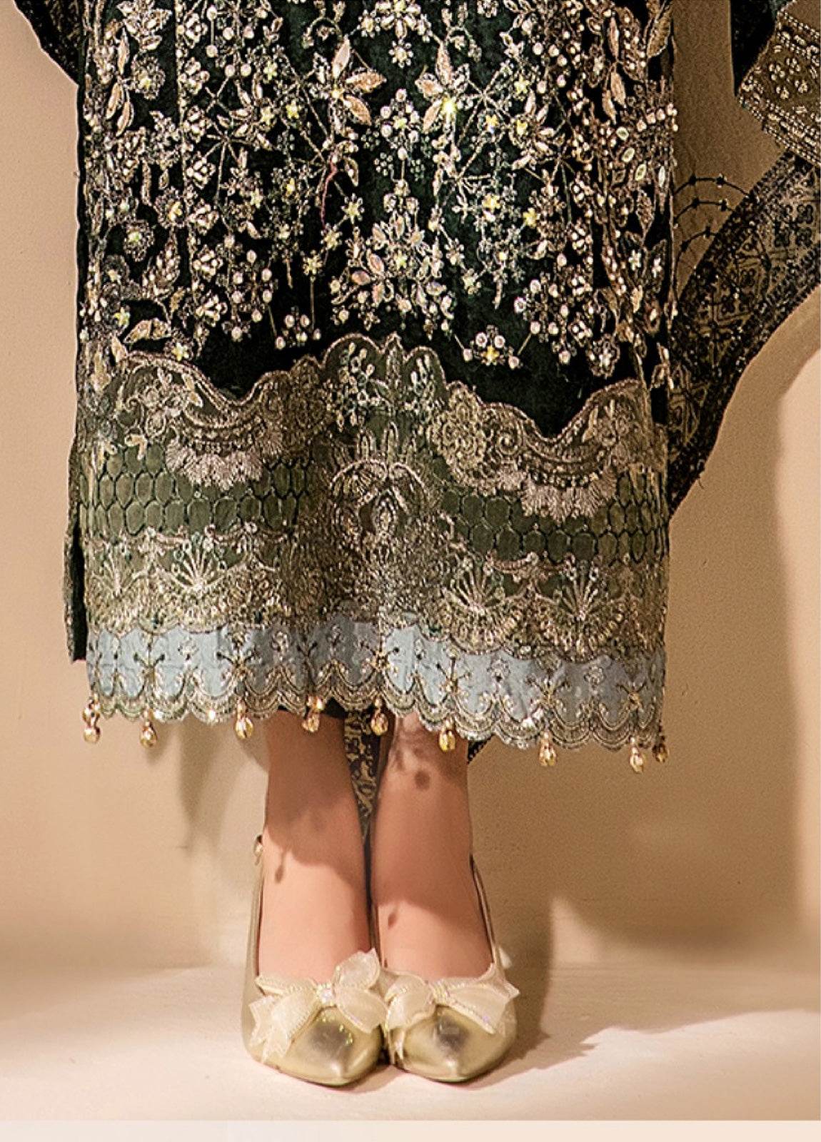 Chantelle By ZA Clothes Embroidered Stitched 3pcs - Jotey