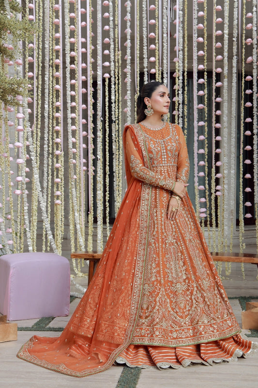 Gulmina Embroidered Chiffon Unstitched 4 Piece