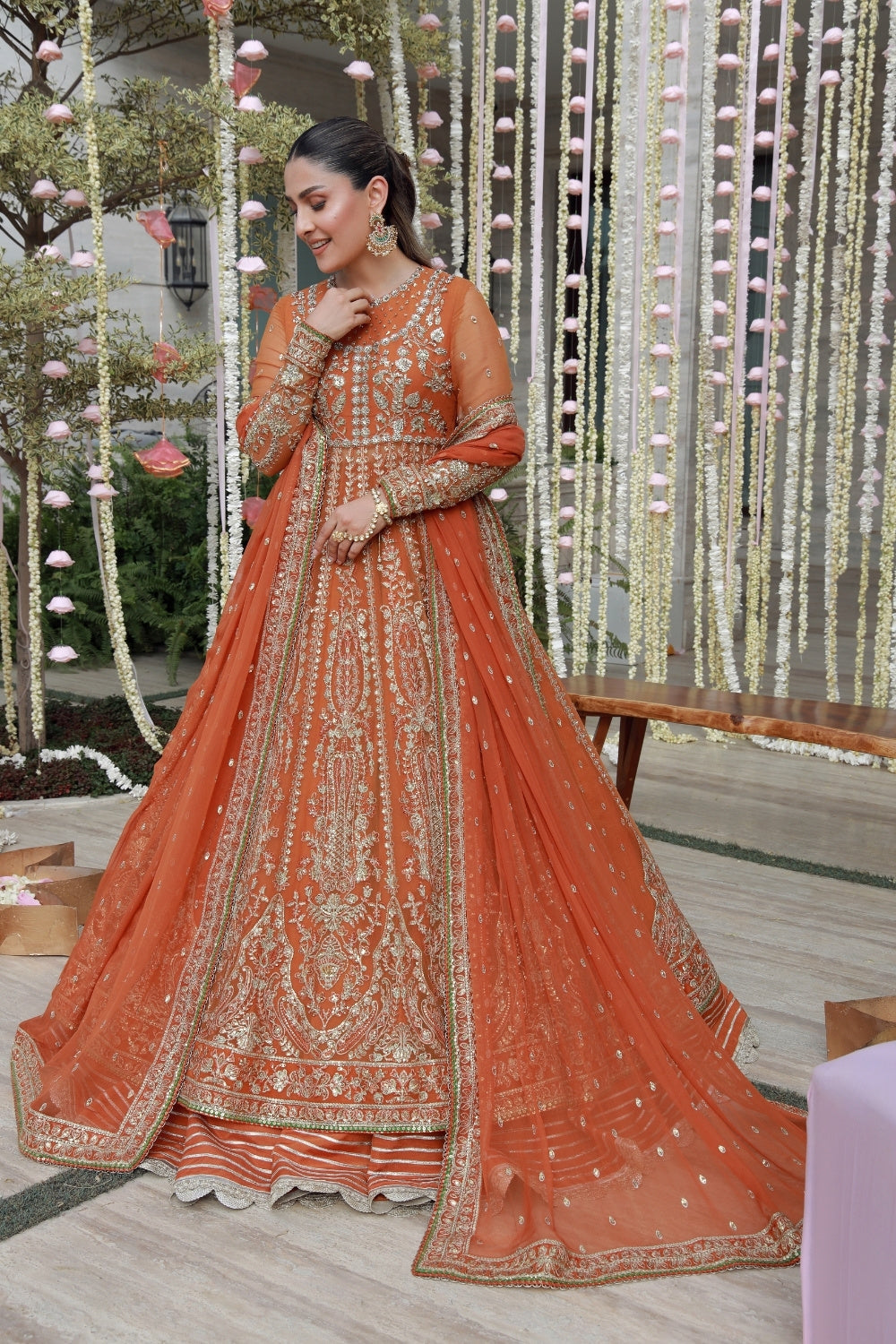 Gulmina Embroidered Chiffon Unstitched 4 Piece