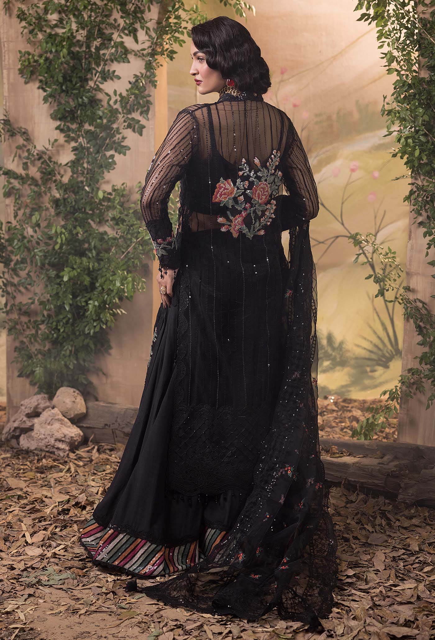 Adan's Libas Elysion Embroidered Festive Unstitched 3pcs - Jotey