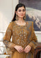 Tabassum By ZA Clothes Embroidered Chiffon Semi-Stitched 3pcs - Jotey