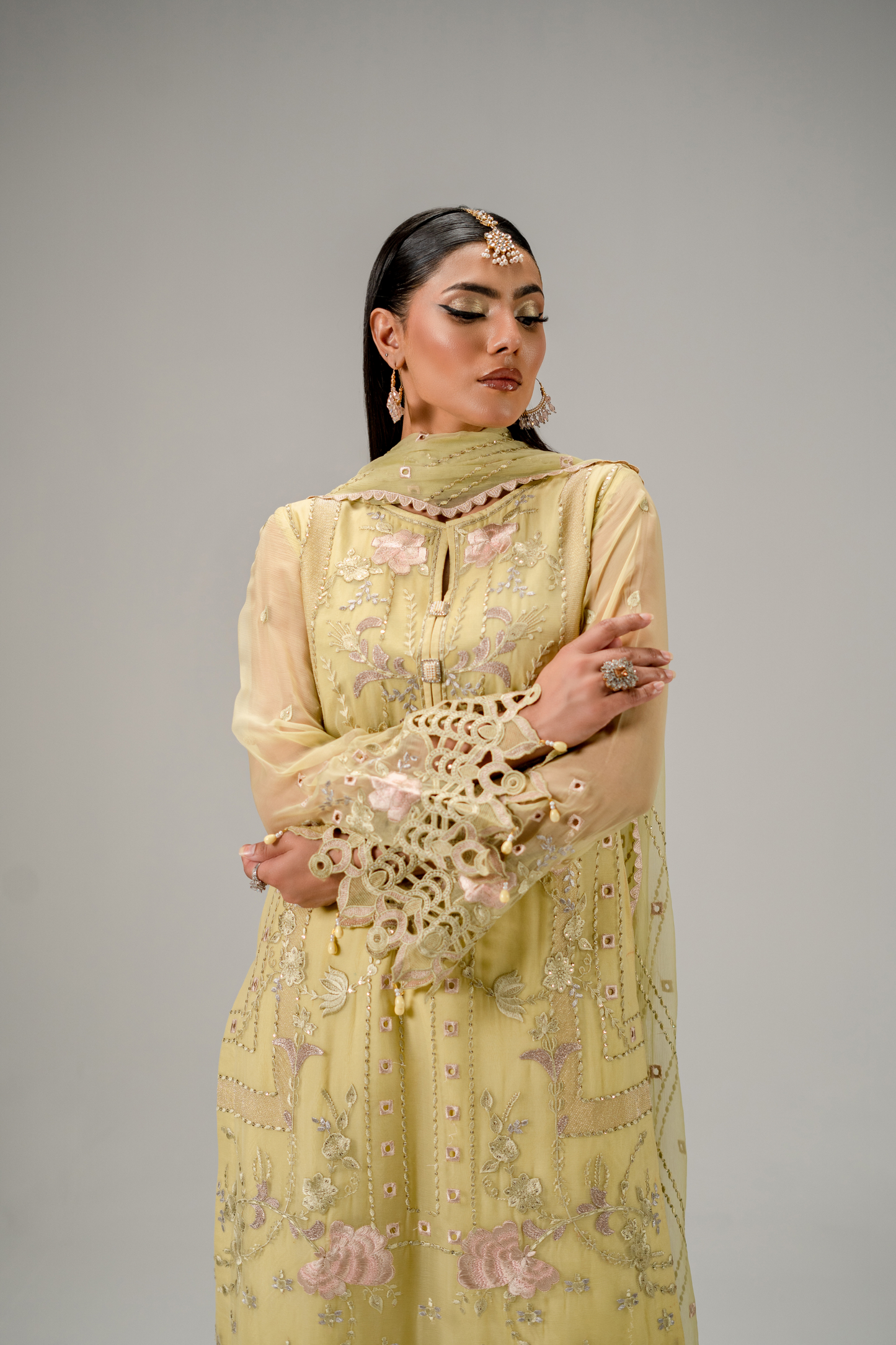 Zebtan Aura Vol-01 Embroidered Chiffon Unstitched 3pcs
