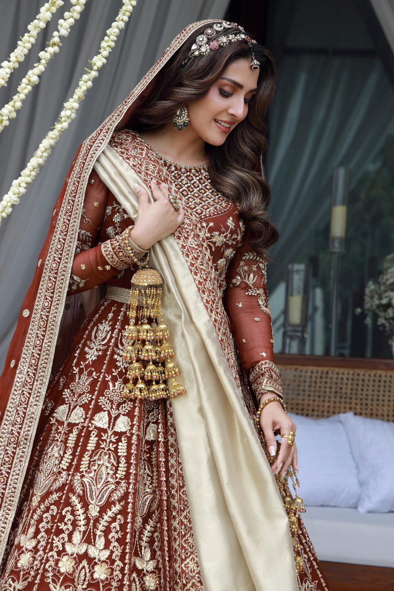 Gulmina Embroidered Chiffon Unstitched 4 Piece