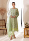 Zoya By ZA Clothes Embroidered Chiffon Semi-Stitched 3pcs - Jotey