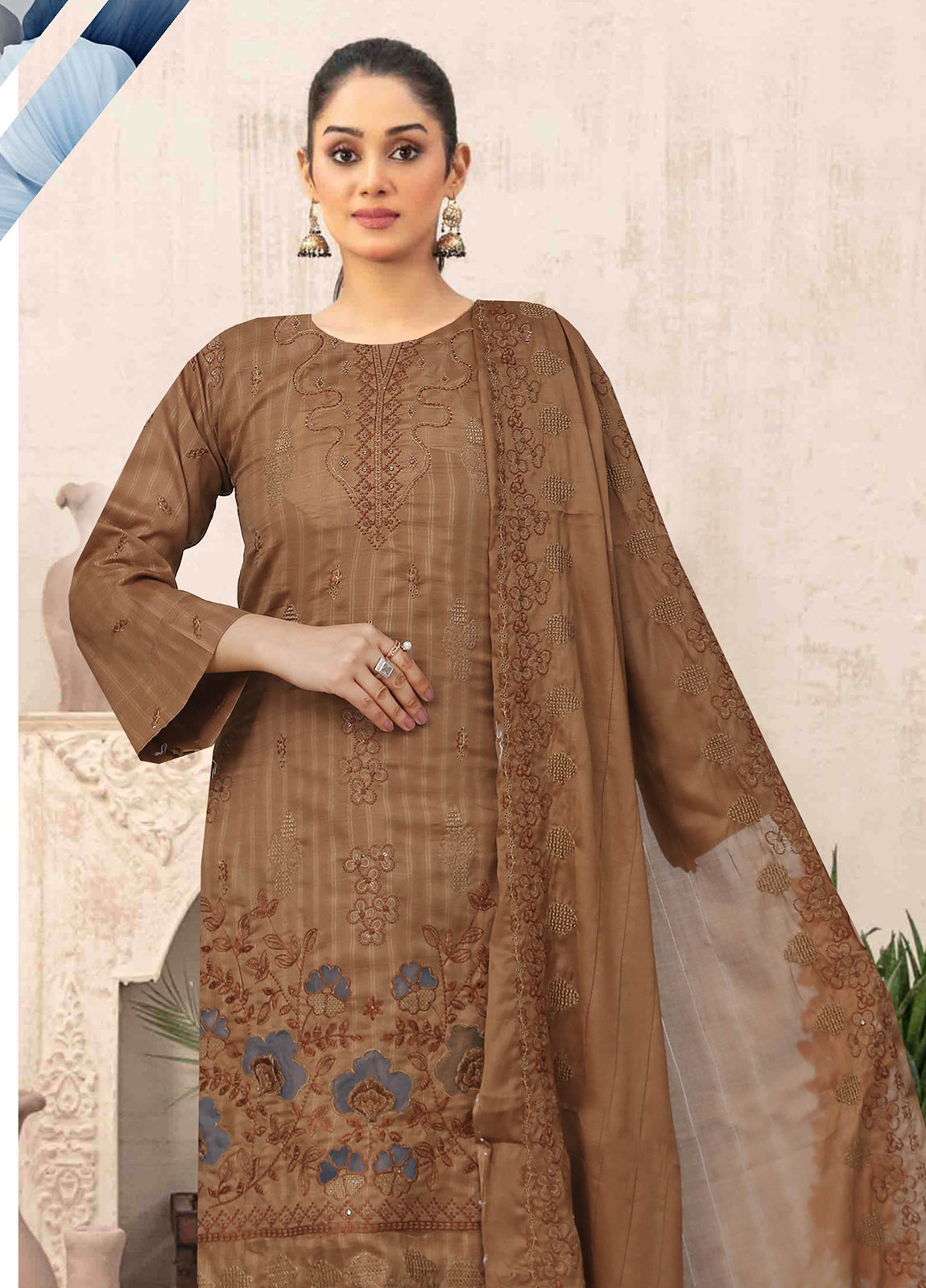 Singhar Vol-02 Embroidered Lawn Unstitched 3pcs