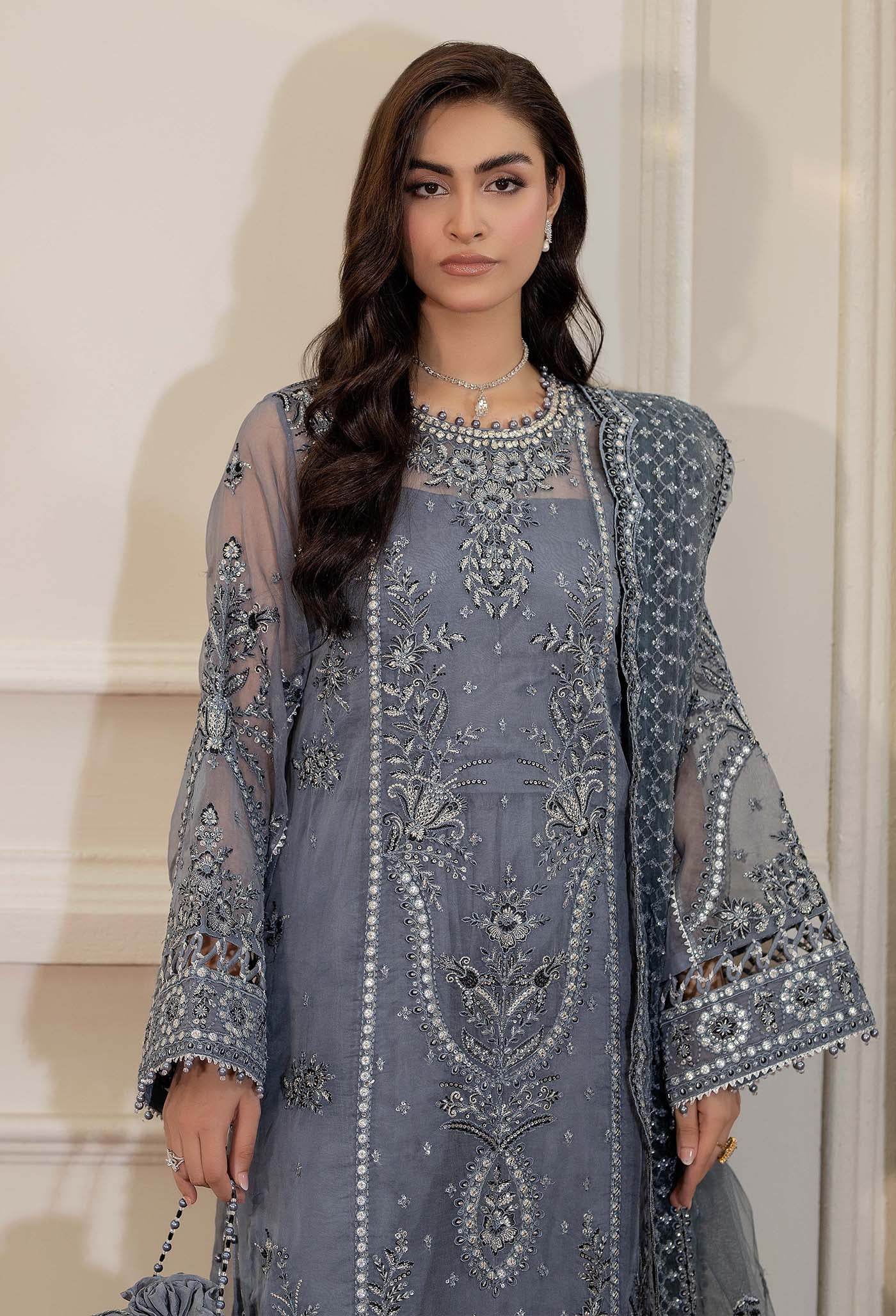 Adan's Libas Traditional Essence Unstitched Semi Formals 3pcs - Jotey