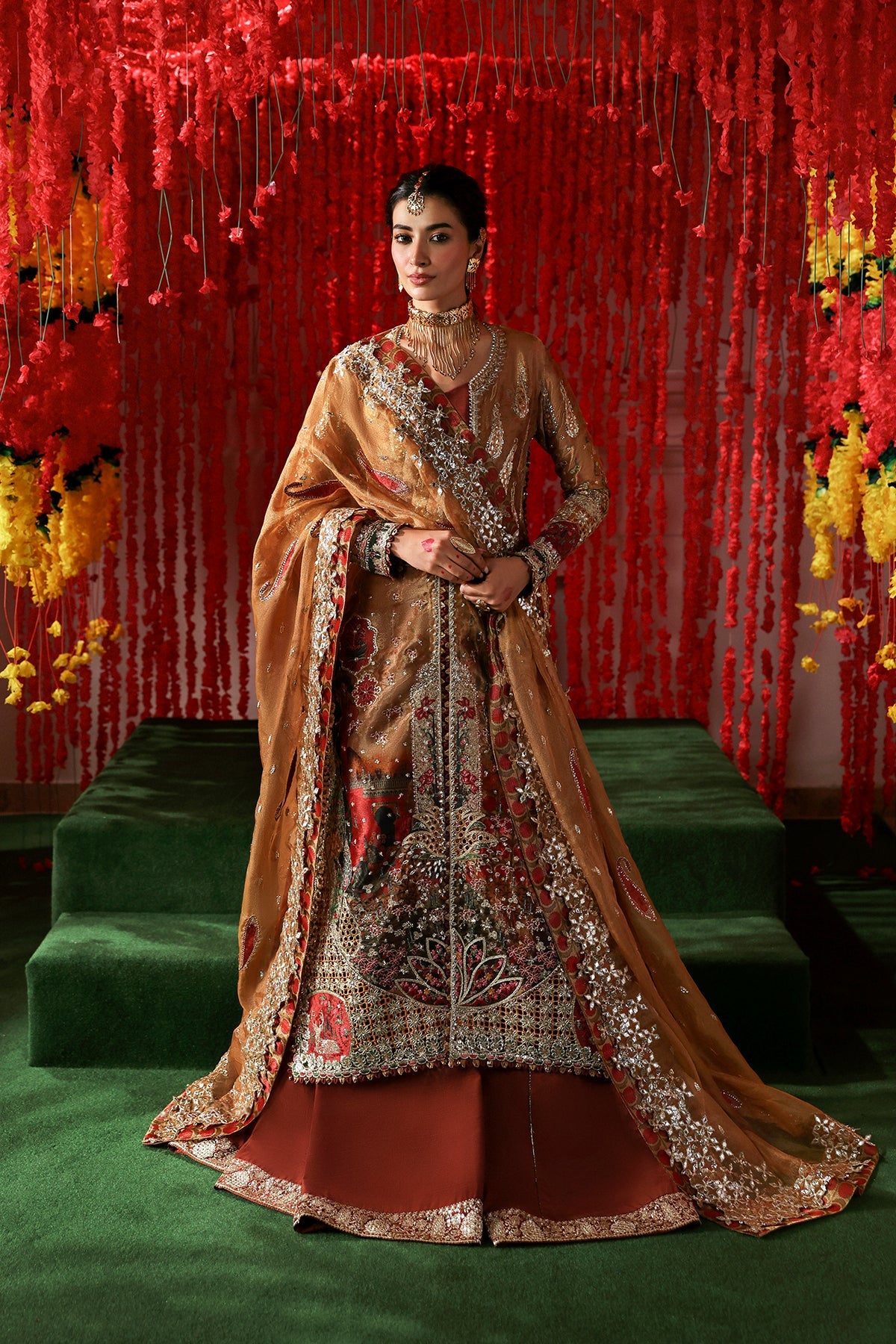 AFROZEH SHEHNAI Wedding Formals'25 Unstitched 3 Piece