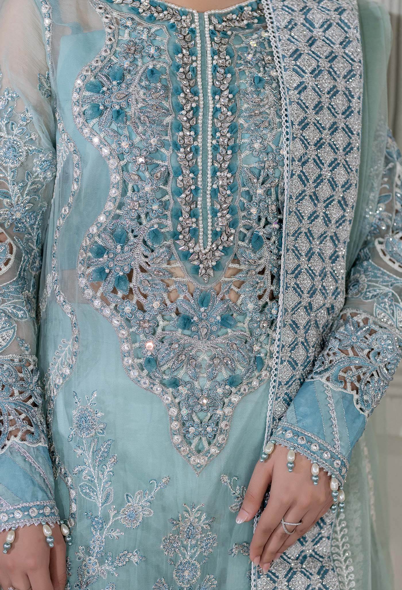 Adan's Libas Traditional Essence Unstitched Semi Formals 3pcs - Jotey