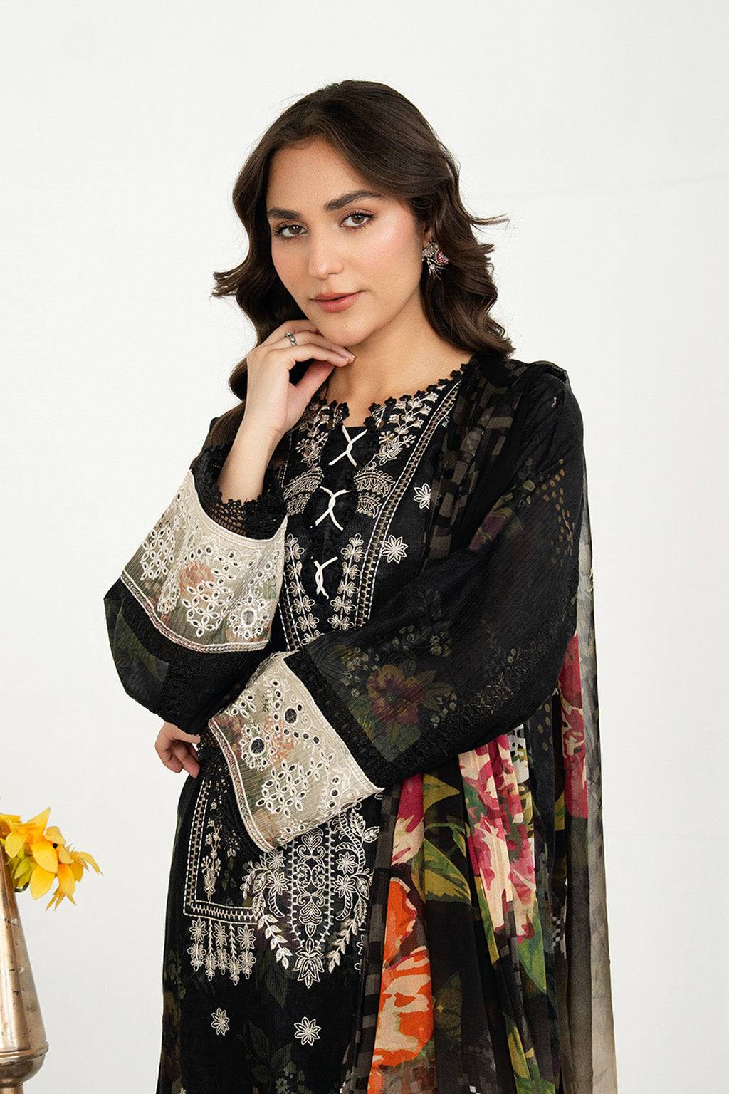 Sundas By Johra Embroidered Printed Lawn Unstitched 3Pcs